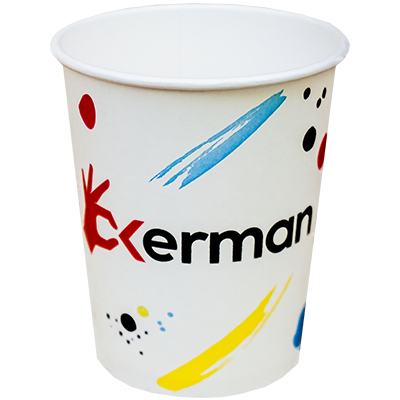 Pahare carton 8 Oz Okerman 50 buc